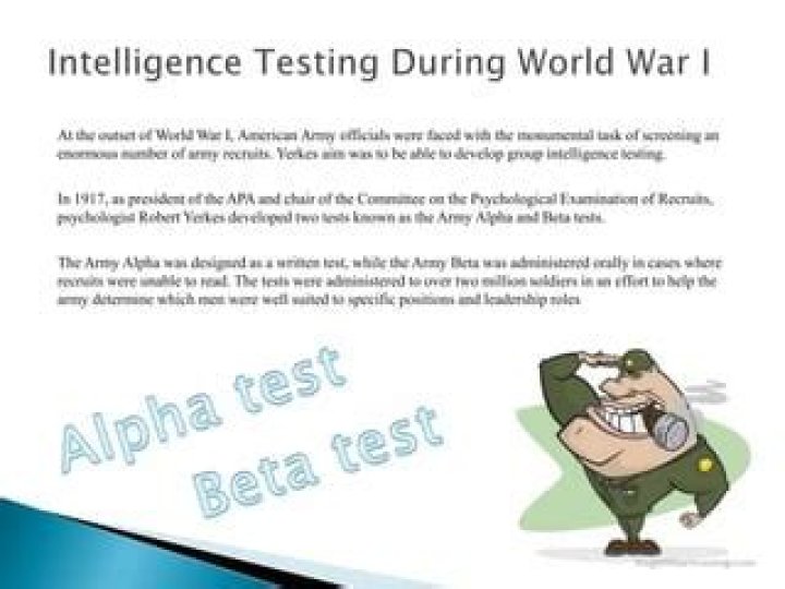 Why did Yerkes develop an IQ test?