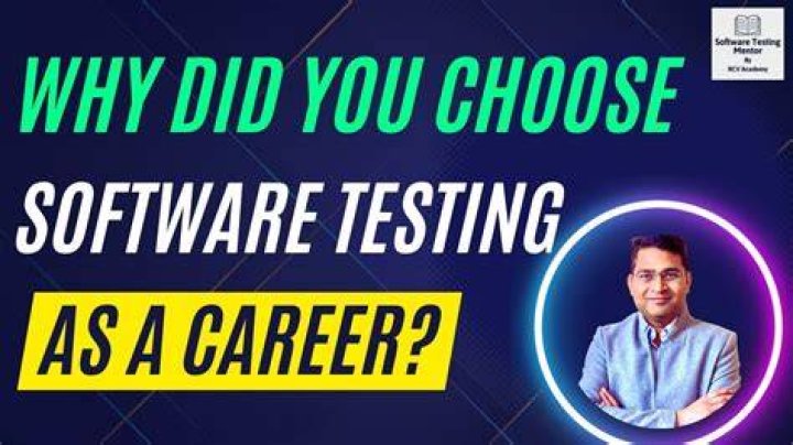 Why did you choose software testing?