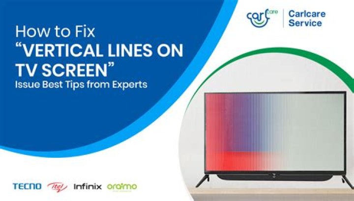 Why do I have lines on my TV screen?
