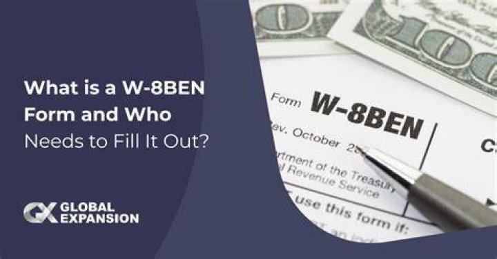 Why do I need to fill out a W 8ben form?