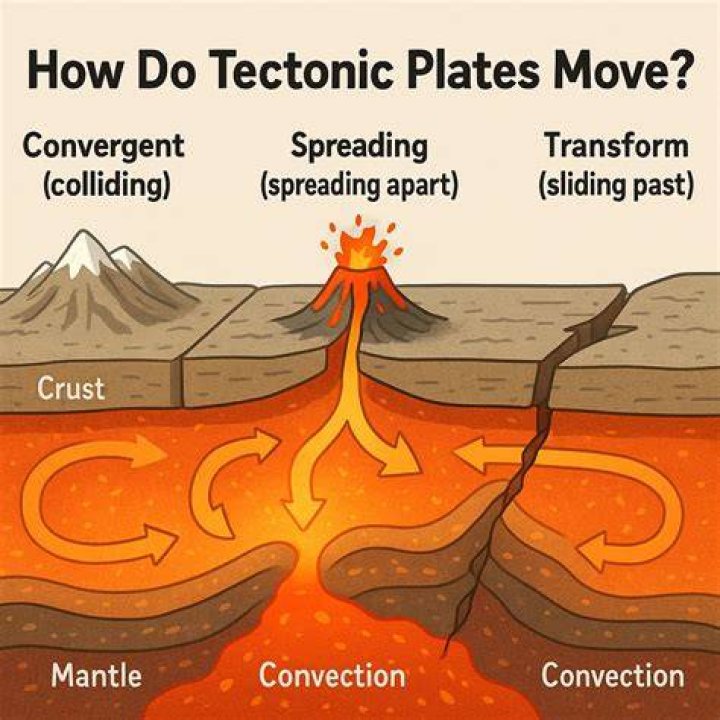 Why do tectonic plates move slowly?