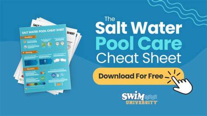 Why do they put salt in swimming pools?