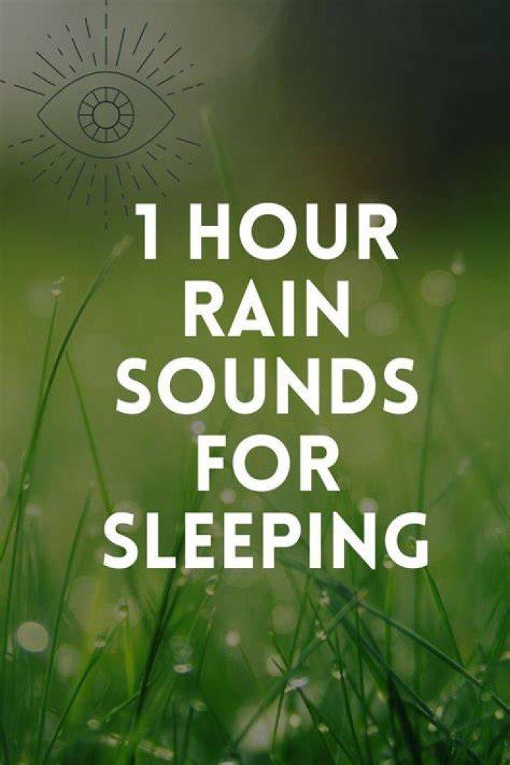 Why do we like rain sounds?
