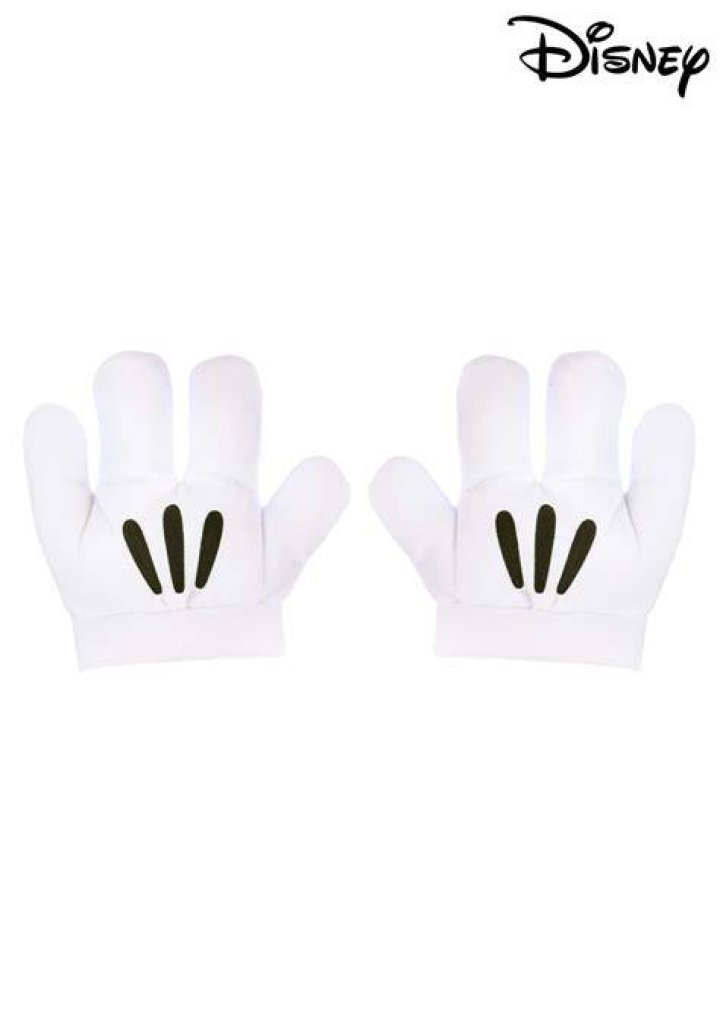 Why does Mickey have white gloves?