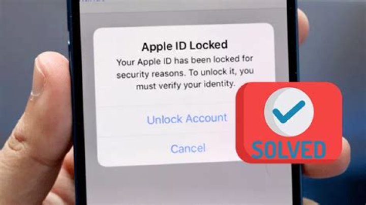Why has my Apple ID been locked for security reasons?