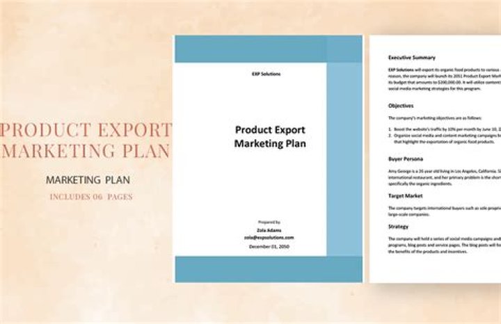 Why is an export marketing plan important?