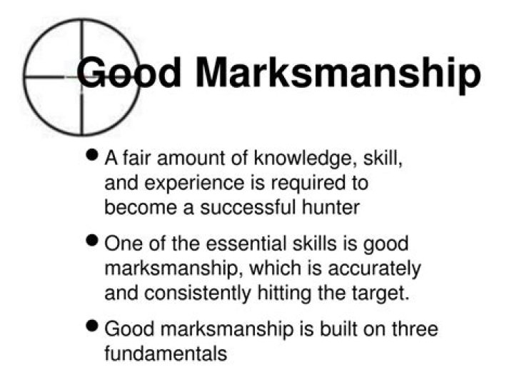 Why is good marksmanship important Hunter Ed?
