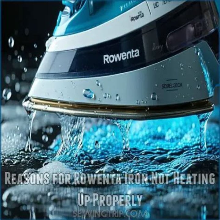 Why is my Rowenta iron leaking water?