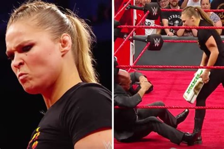 Why is Ronda Rousey suspended?