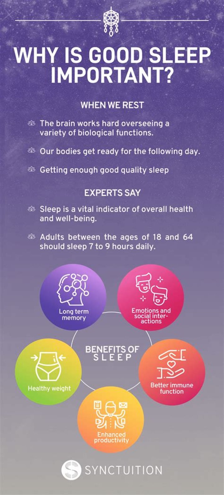Why is sleep good?