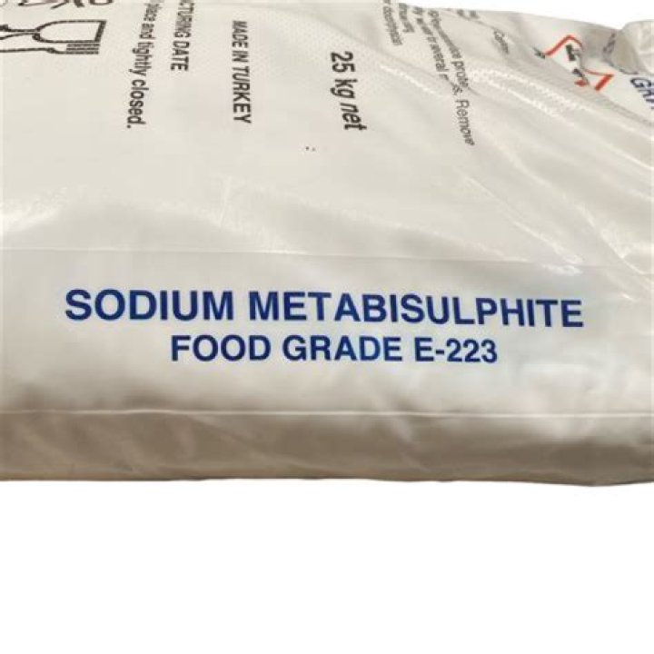 Why is sodium metabisulfite used in food?