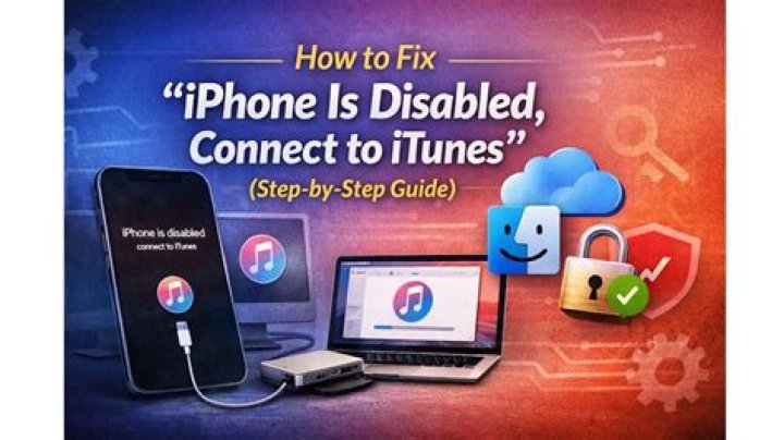Why won't my disabled iPhone connect to iTunes?