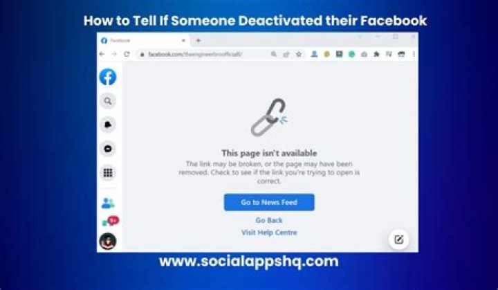 Why would he deactivated his Facebook?
