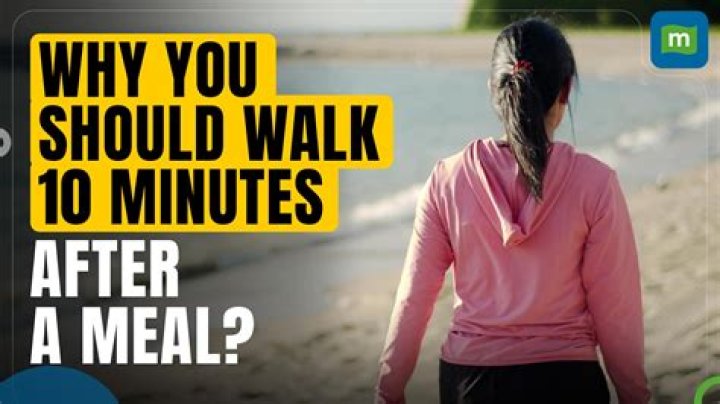 Why you should walk after eating?